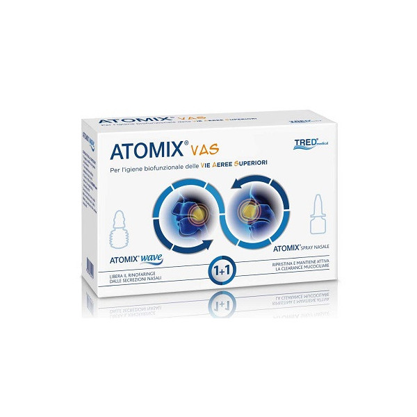 ATOMIX VAS KIT PER IGIENE FUNZIONALE DELLE VIE AEREE SUPERIORI ATOMIC WAVE + SPRAY