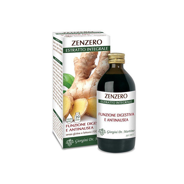 ZENZERO ESTRATTO INTEGRALE 200 ML