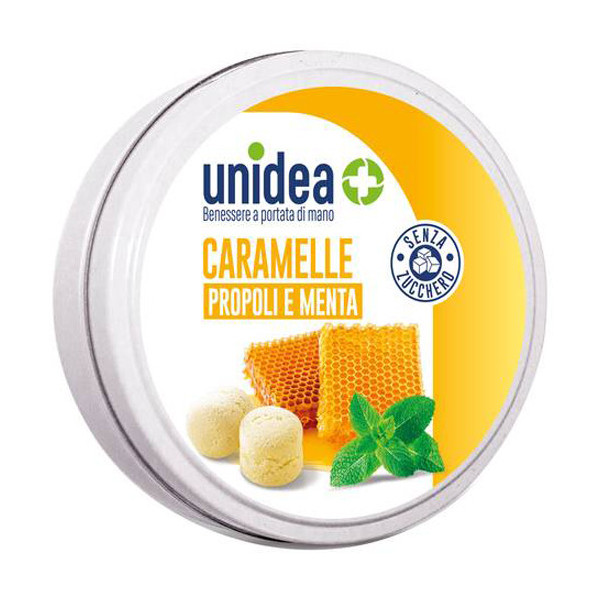 UNIDEA CARAMELLE PROPOLI E MENTA SENZA ZUCCHERO 40 G