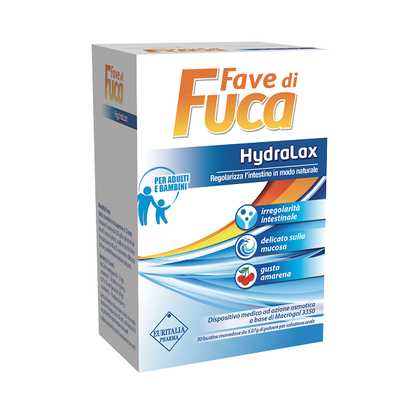 FAVE DI FUCA HYDRALAX 30 BUSTINE MONODOSE DA 5,07 G GUSTO AMARENA