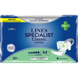 PANNOLONE A MUTANDA LINES SPECIALIST CLASSIC SUPER MM 30 PEZZI