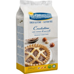 PIACERI MEDITERRANEI CROSTATINA CON CREMA DI NOCCIOLA 4 X 50 G