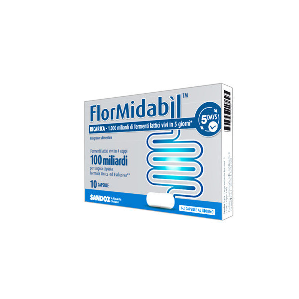 FLORMIDABIL RICARICA 10 CAPSULE