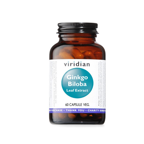 VIRIDIAN GINKGO BILOBA LEAF EXTR 60CPS