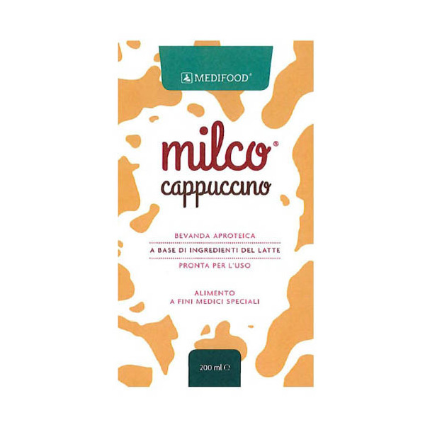 MEDIFOOD MILCO BEVANDA APROTEICA CAPPUCCINO 6 X 200 ML