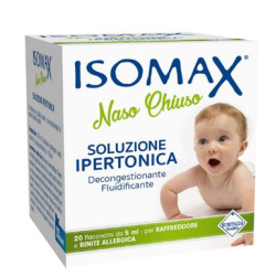 SOLUZIONE IPERTONICA ISOMAX NASO CHIUSO 20 FLACONCINI DA 5 ML