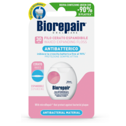 BIOREPAIR ORAL CARE ANTIBATTERICO FILO CERATO ESPANDIBILE GENGIVE DELICATE 25+5 METRI
