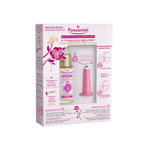 PURESSENTIEL COFANETTO HOME LIFTING BIO ELIXIR 30 ML + VENTOSA