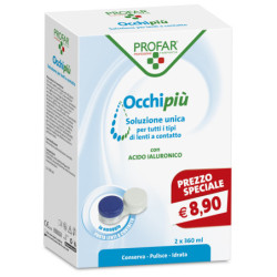 PROFAR OCCHI PIU' SOLUZIONE UNICA 2 FLACONI DA 360 ML CE