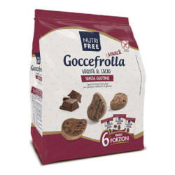NUTRIFREE GOCCEFROLLA SNACK GOLOSITA' AL CACAO SENZA LATTOSIO 6 MONOPORZIONI DA 40 G