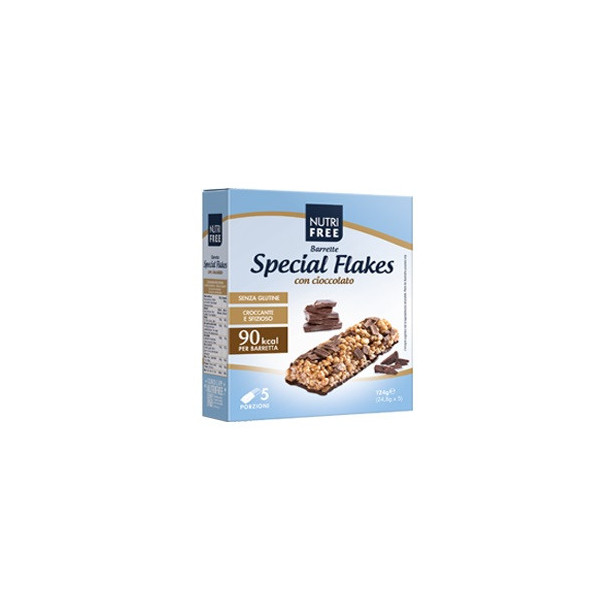 NUTRIFREE BARRETTE SPECIAL FLAKES CIOCCOLATO 24,8 G X 5