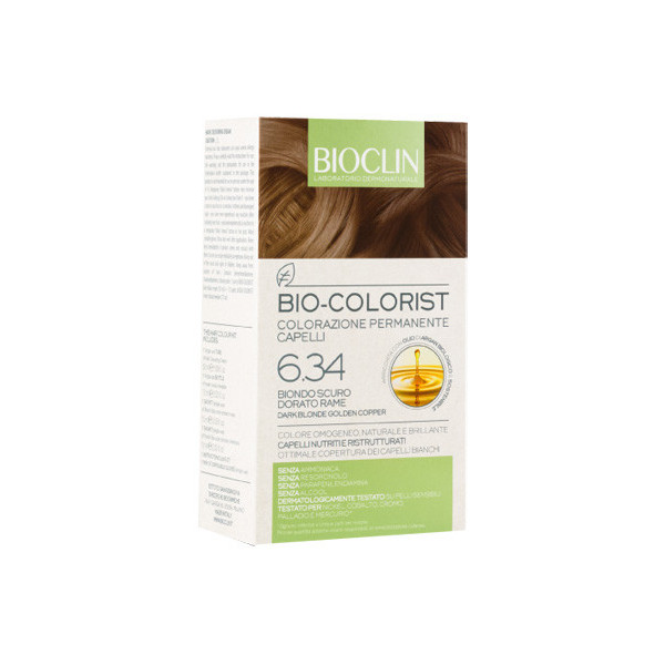 BIOCLIN BIO COLORIST 6,34 BIONDO SCURO DORATO RAME