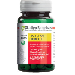 GIUBILEO BOTANICALS RISO ROSSO 30 CAPSULE