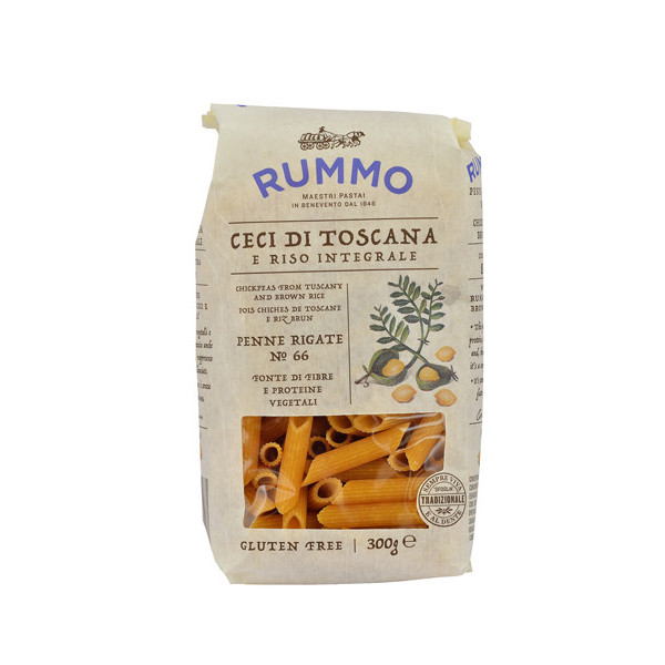RUMMO PENNE RIGATE N 66 CECI DI TOSCANA E RISO INTEGRALE 300 G