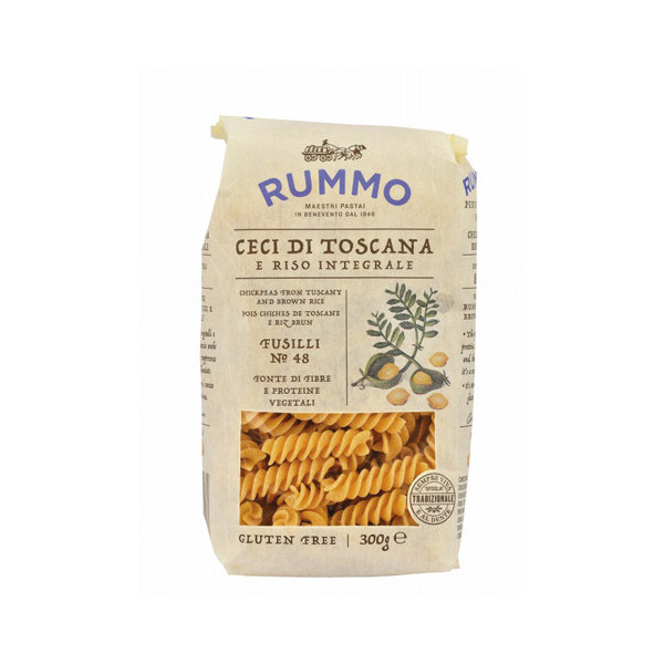 RUMMO FUSILLI N 48 CECI DI TOSCANA E RISO INTEGRALE 300 G