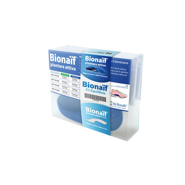 KIT EQUILIBRIO BIONAIF PLANTARE ATTIVO NEUTRO GRANDE DAL 42 AL 48 OLTRE 105 KG