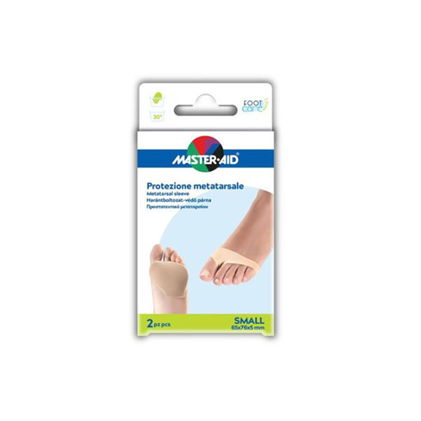 PROTEZIONE IN GEL E TESSUTO  MASTER-AID FOOTCARE PER METATARSO SMALL 2 PEZZI G2