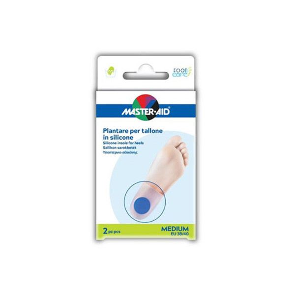 TALLONIERA IN DUE TIPOLOGIE DI SILICONE MASTER-AID FOOTCARE MEDIUM 2 PEZZI F3