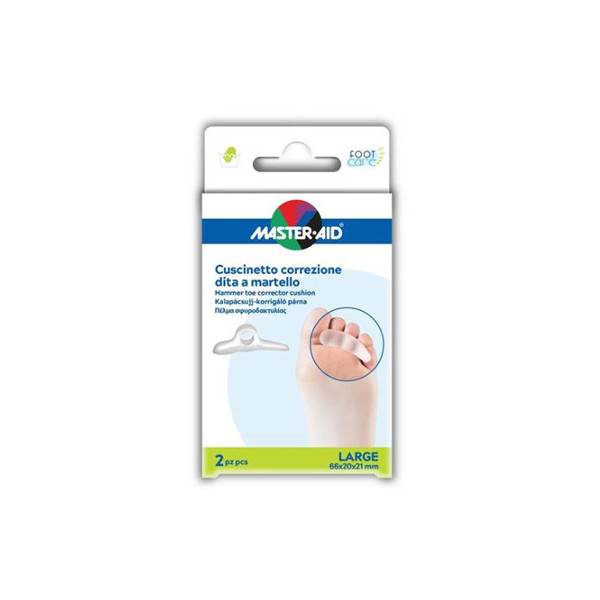 CORRETTORE DITA A MARTELLO MASTER-AID FOOTCARE LARGE 2 PEZZI C13