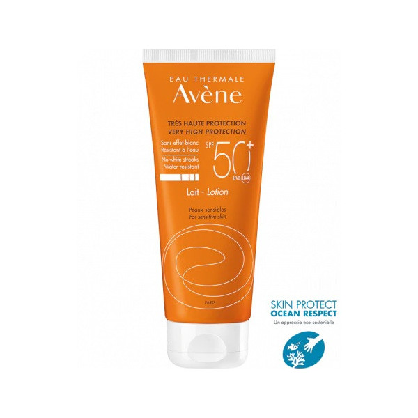 EAU THERMALE AVENE SOLARE LATTE SPF50+ 100 ML NUOVA FORMULA