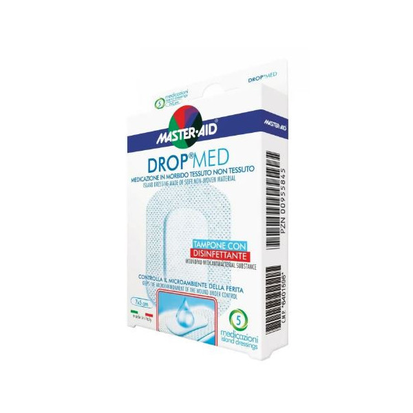 MEDICAZIONE MASTER-AID DROP MED 10 X 10 CM 5 PEZZI