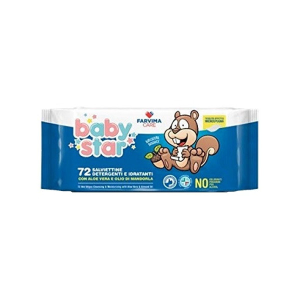 BABYSTAR SALVIETTE BEBE' POPUP 72 PEZZI