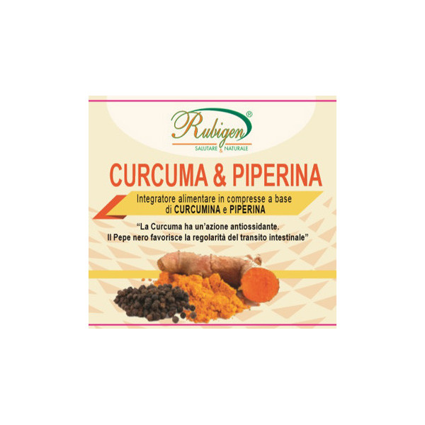 CURCUMA & PIPERINA RUBIGEN 120 COMPRESSE DA 500 MG
