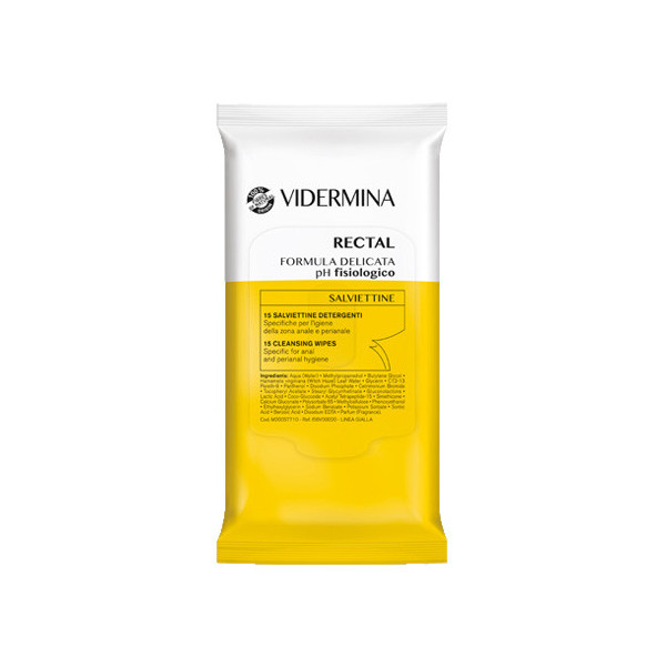 VIDERMINA RECTAL SALVIETTINE 15 PEZZI