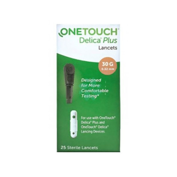 LANCETTE PUNGIDITO ONETOUCH DELICA PLUS 25 PEZZI