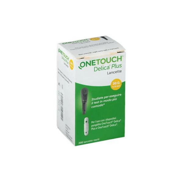 LANCETTE PUNGIDITO ONETOUCH DELICA PLUS 200 PEZZI