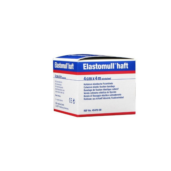 BENDA ELASTICA AUTOADESIVA ELASTOMULL HAFT COMPRESSIONE FORTE 4X400 CM