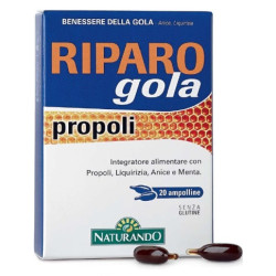 RIPARO GOLA PROPOLI 20 AMPOLLE BEVIBILI