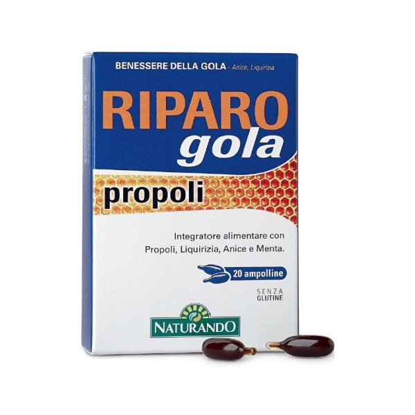 RIPARO GOLA PROPOLI 20 AMPOLLE BEVIBILI