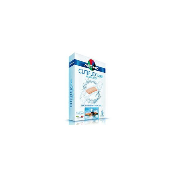 CEROTTO MASTER-AID CUTIFLEXMED STRIP TRASPARENTE IMPERMEABILE SUPPORTO IN POLIURETANO GRANDE 10 PEZZI