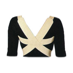 RADDRIZZASPALLE ELASTICO MISURA 3 PER LA CORREZIONE DEL RACHIDE DORSALE DOVUTA AD ATTEGGIAMENTO. REGOLABILE ANTERIORMENTE CON AD