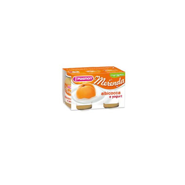 PLASMON OMOGENEIZZATO YOGURT ALBICOCCA 120 G X 2 PEZZI