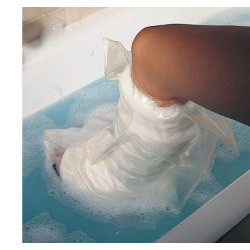 ACQUASTOP MEZZA GAMBA COPERTURA RIUTILIZZABILE PER LA PROTEZIONE, DURANTE LA DOCCIA O IL BAGNO, DEGLI ARTI CON GESSI E BENDAGGI