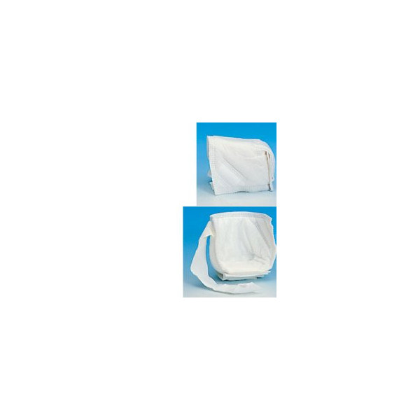 GOMITIERA/TALLONIERA IN TESSUTO NON TESSUTO CON DOPPIA IMBOTTITURA OVATTATA. REGOLABILE TRAMITE CINTURINO DI FISSAGGIO IN VELCRO