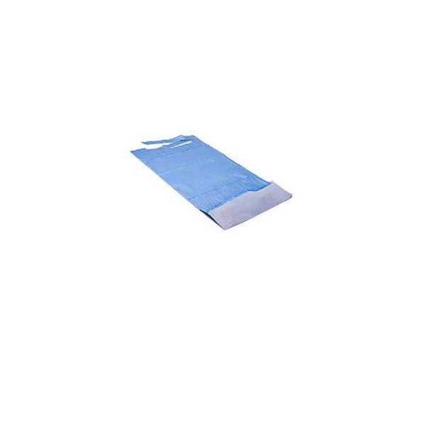 BAVAGLIA ADULTI IN ACCOPPIATO CON TASCA POLIETILENE+CARTA 100 PEZZI MONOUSO
