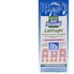 CEROTTO CALLIFUGO SAGOMATO PER CALLI MOLLI INTERDIGITALI APPLICARE SU FORMAZIONE CORNEE MOLLI IGIENEPIEDE 6 PEZZI