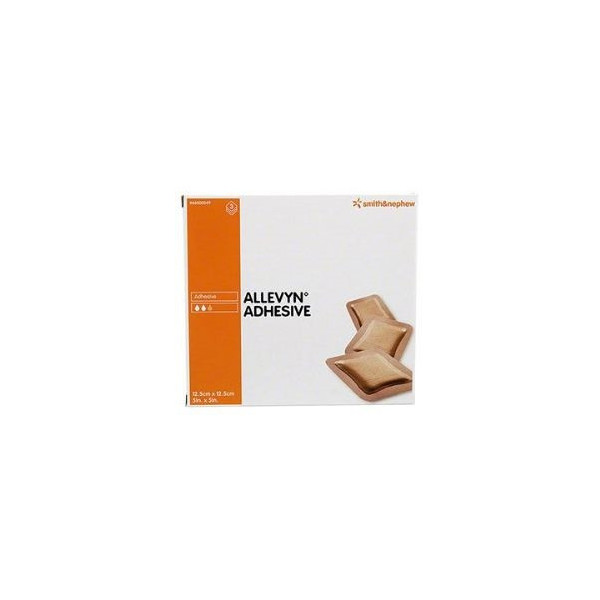 MEDICAZIONE IDROCELLULARE ADESIVA STERILE ALLEVYN ADHESIVE ALTAMENTE ASSORBENTE IN SCHIUMA DI POLIURETANO A STRUTTURA TRISTRATIF