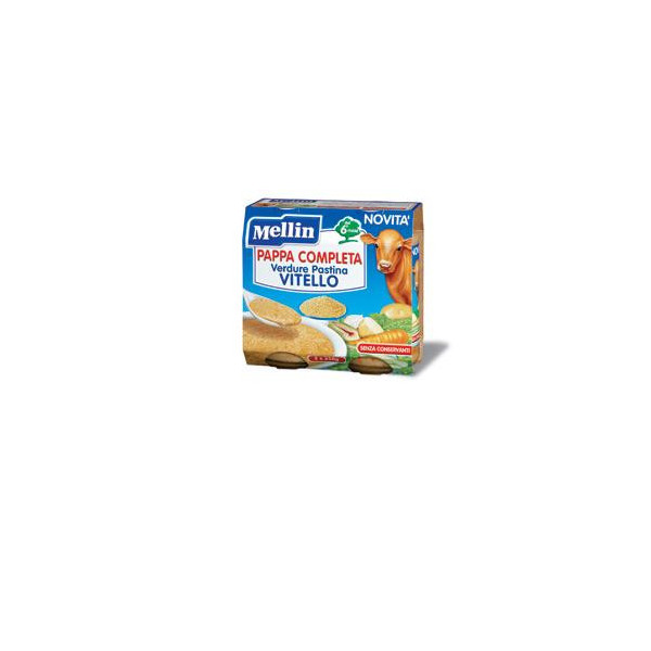 MELLIN PAPPA COMPLETA VITELLO 250 G 2 PEZZI