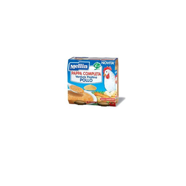 MELLIN PAPPA COMPLETA POLLO 250 G 2 PEZZI