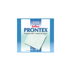 GARZA IN TESSUTO NON TESSUTO PRONTEX SOFT 10X10CM 100 PEZZI