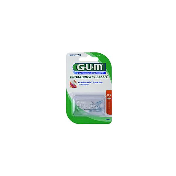 GUM PROXABRUSH CLASSIC 412 SCOVOLINO INTERDENTALE 8 PEZZI