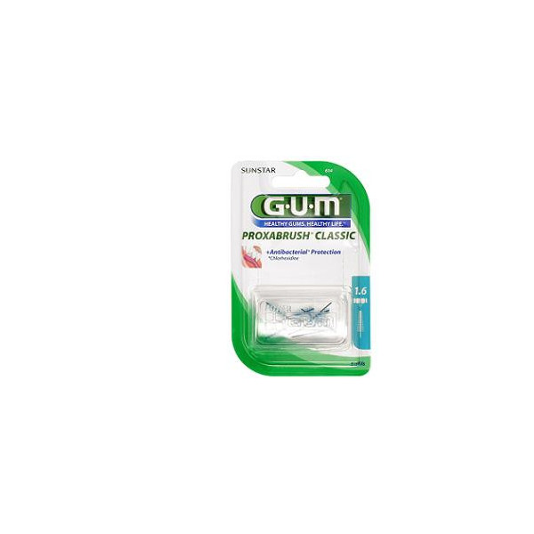 GUM PROXABRUSH CLASSIC 614 SCOVOLINO INTERDENTALE 8 PEZZI