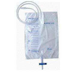 SACCA DI RACCOLTA URINA DA LETTO MONOUSO NON STERILE CAPACITA' 2000 ML CON TUBO DI RACCORDO LUNGHEZZA 130 CM DIAMETRO 5X7 MM VAL