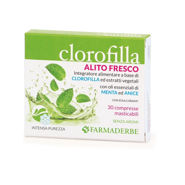 CLOROFILLA BREATH PURIFING 30 COMPRESSE MASTICABILI