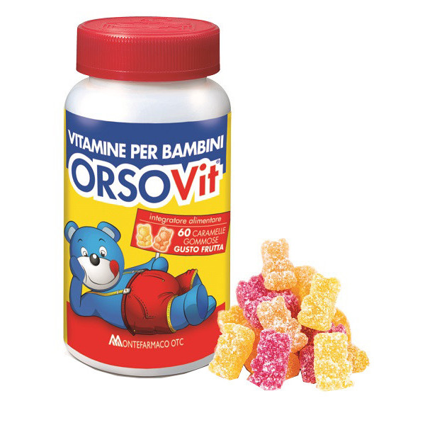 ORSOVIT CARAMELLE GOMMOSE VITAMINA BB SENZA GLUTINE 60 PEZZI
