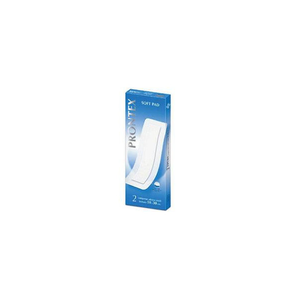 GARZA COMPRESSA PRONTEX SOFT PAD 10X30 CM 2 PEZZI